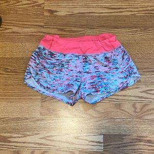 LULULEMON COLOR BLOCK SHORTS